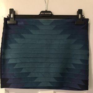 Haute hippy bandage mini skirt .